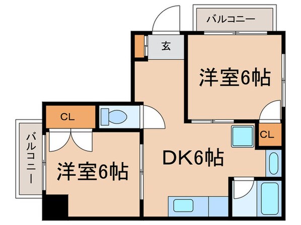 ルミーエル赤堤の物件間取画像